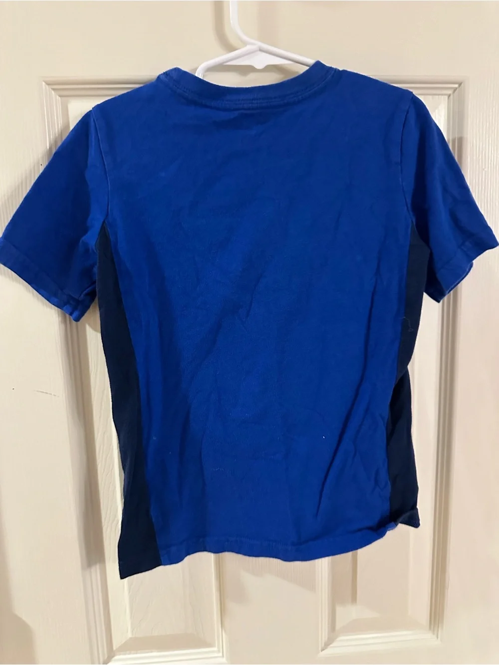 Carter's Blue Graphic 'On The Move' Tee with Green Accent